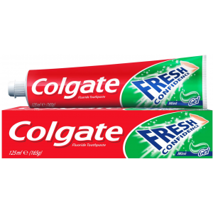COLGATE FRESH CONFIDENCE FLUORIDE TOOTHPASTE WITH MINT 125 ML